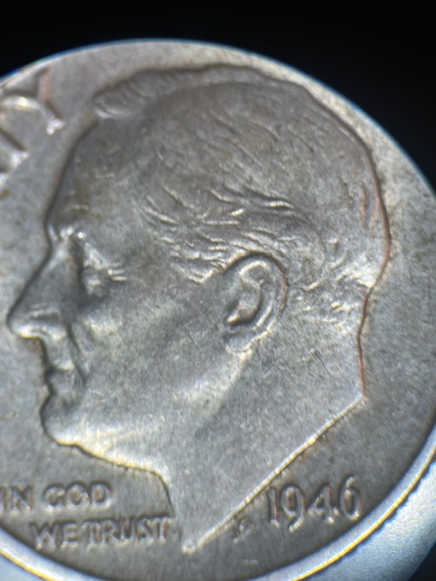 Roosevelt-Dimes-1946--The-Ear-May-Appear-Double-?